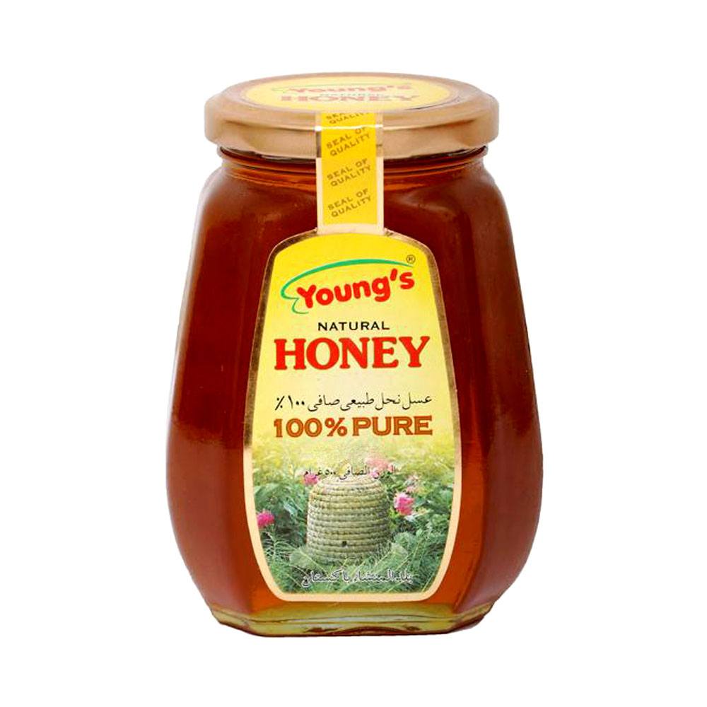 Youngs Honey Natural Glass Jar